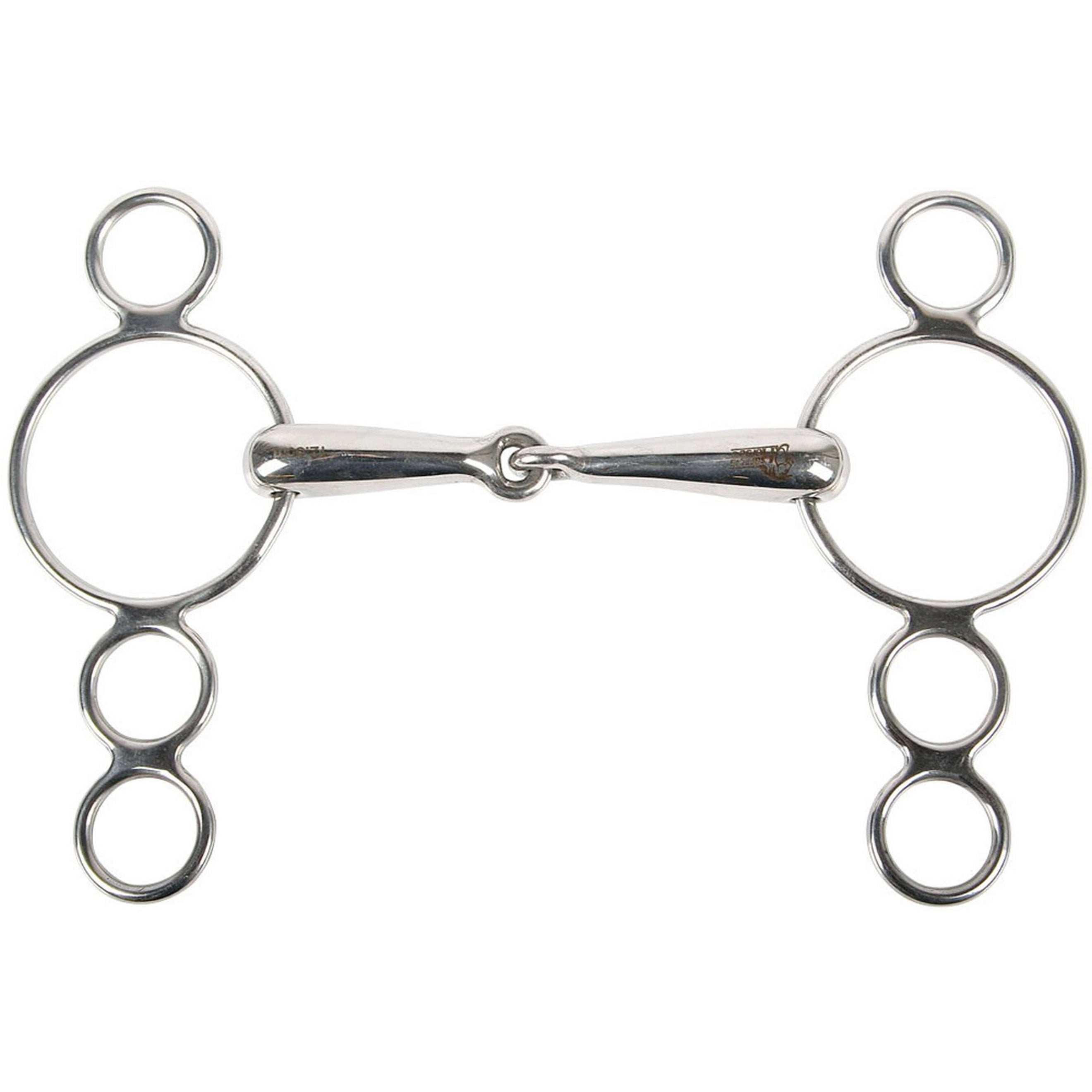 Harry's Horse Vierfachringtrense 3 zusätzliche Ringe Harry's Horse Vierfachringtrense 3 zusätzliche Ringe