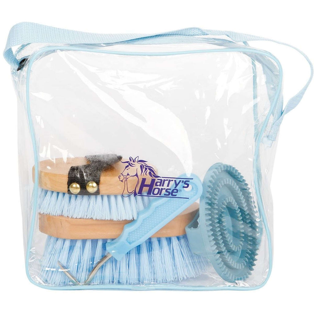 Harry's Horse Mini Grooming Kit Hellblau