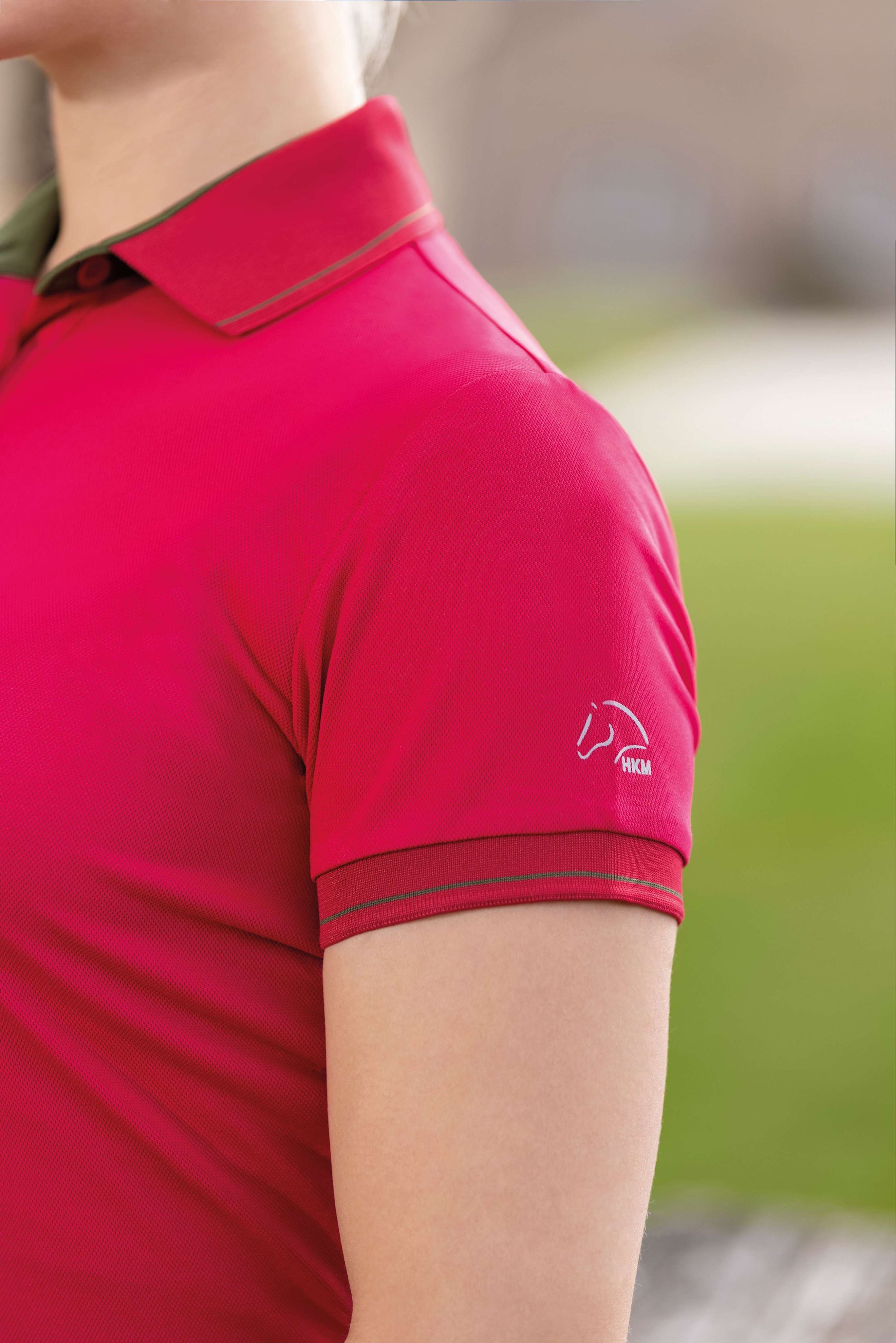 HKM Poloshirt Classico Cranberry HKM Poloshirt Classico Cranberry