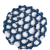 HKM Haarnetz Edelsteine Dunkelblau
