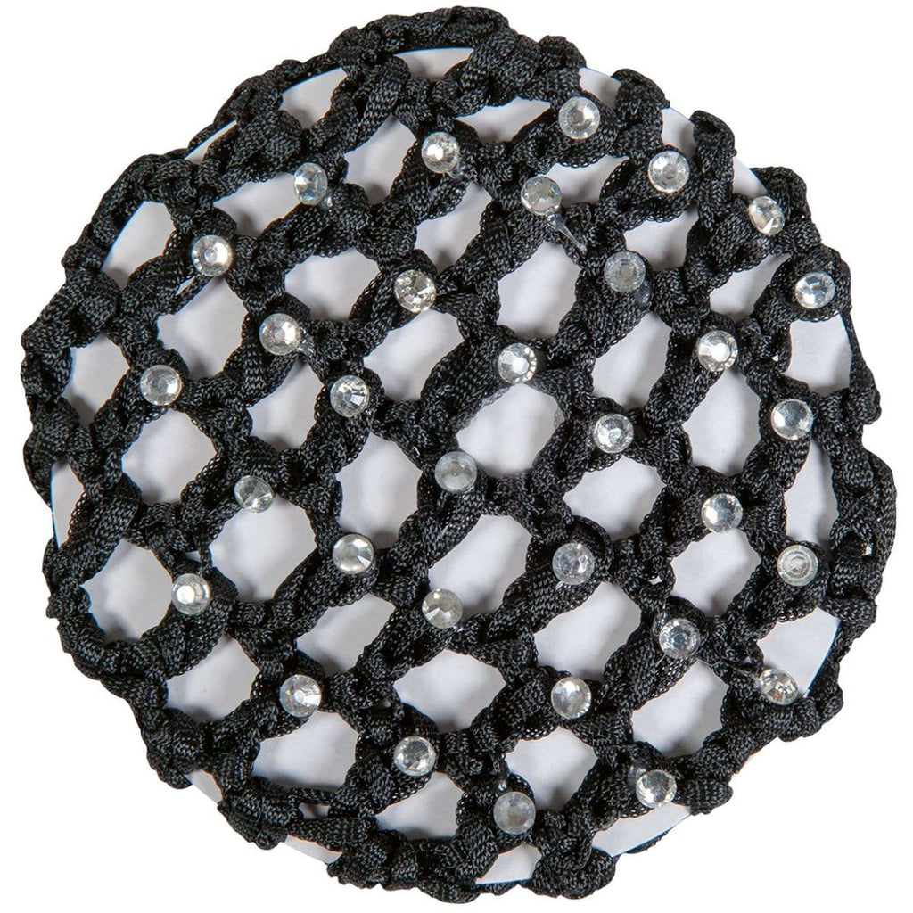 HKM Haarnetz Edelsteine Schwarz