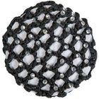 HKM Haarnetz Edelsteine Schwarz