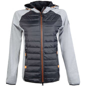 HKM Sweatjacke Style Grau Melange/Schwarz