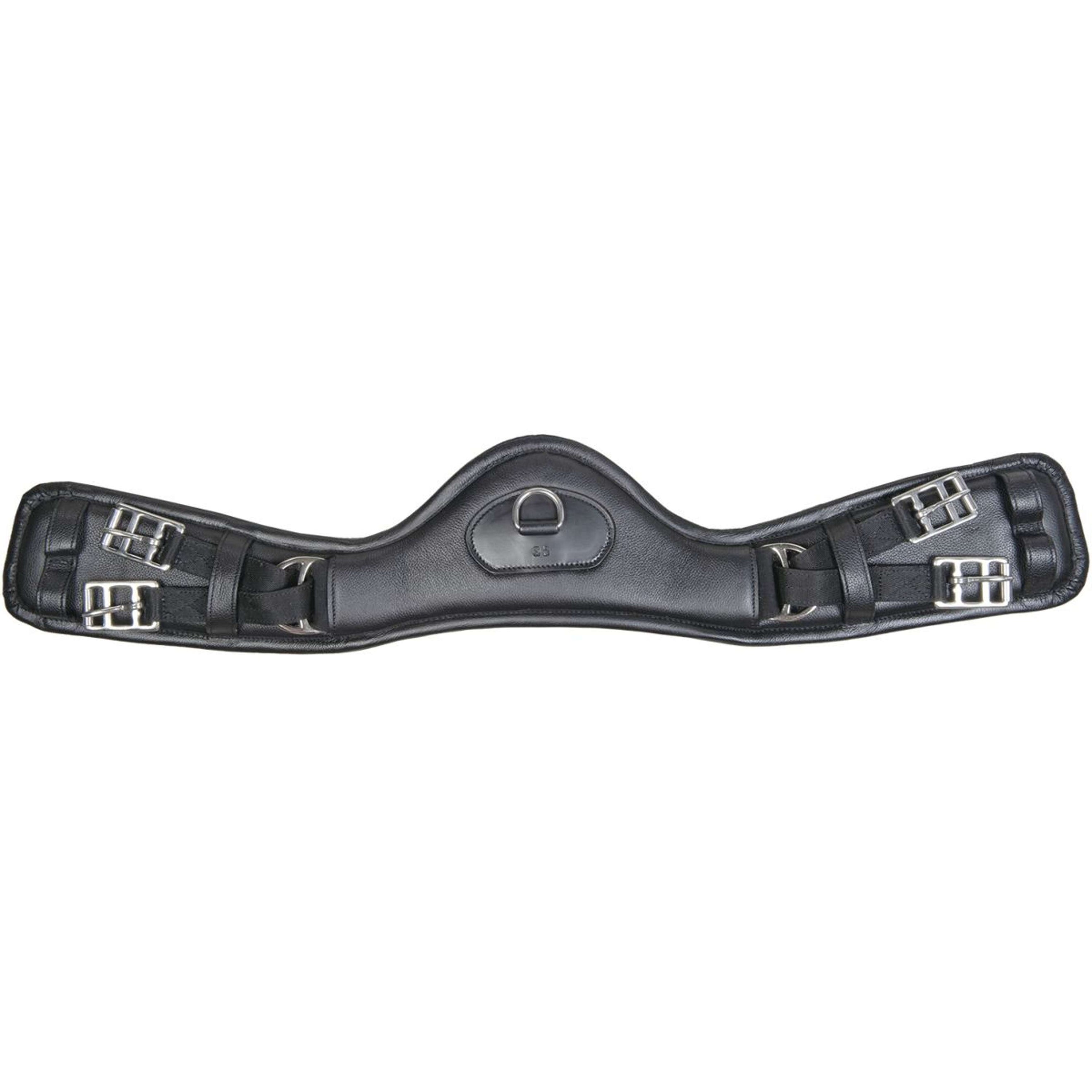 HKM Ledergurt Dressage Anatomic ohne Gummizug Schwarz HKM Ledergurt Dressage Anatomic ohne Gummizug Schwarz