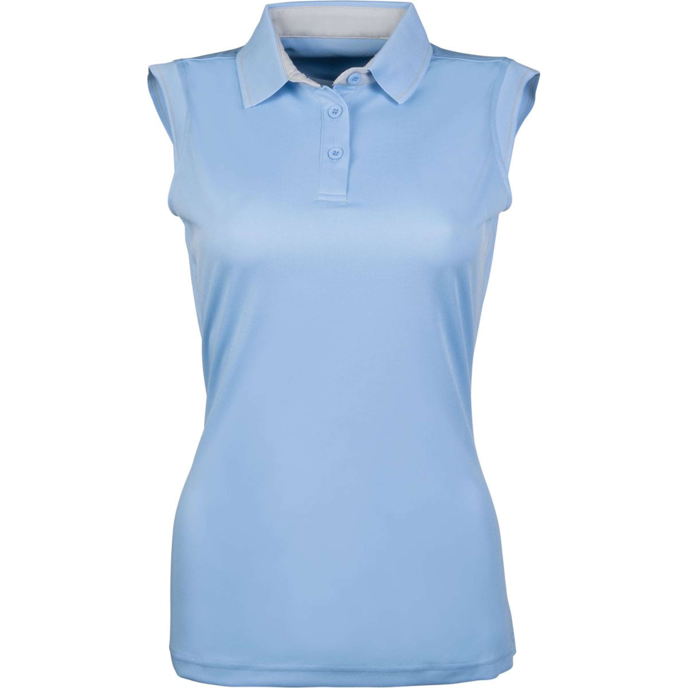 HKM Poloshirt Classico Ärmellos Hellblau HKM Poloshirt Classico Ärmellos Hellblau