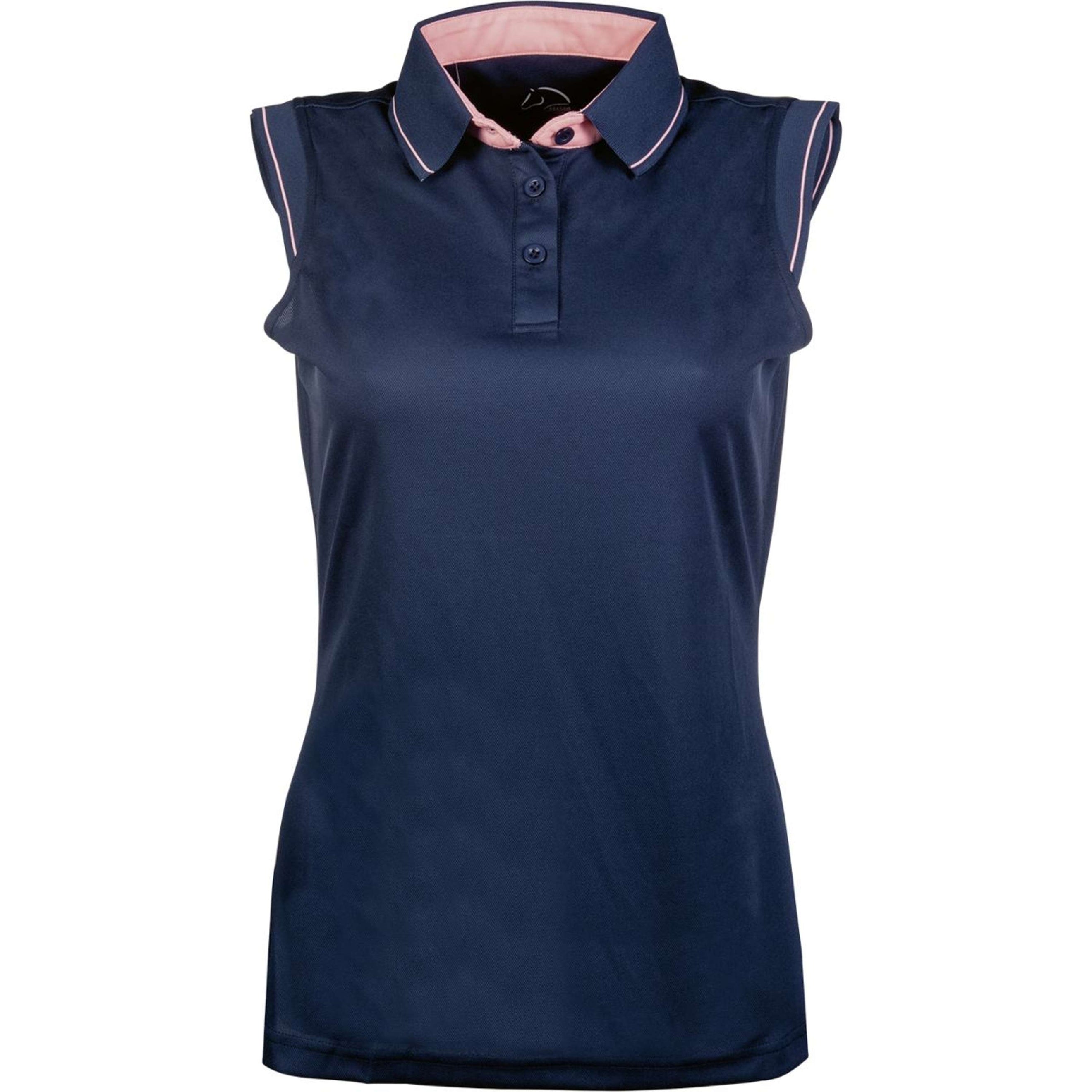 HKM Poloshirt Classico Ärmellos Dunkelblau HKM Poloshirt Classico Ärmellos Dunkelblau