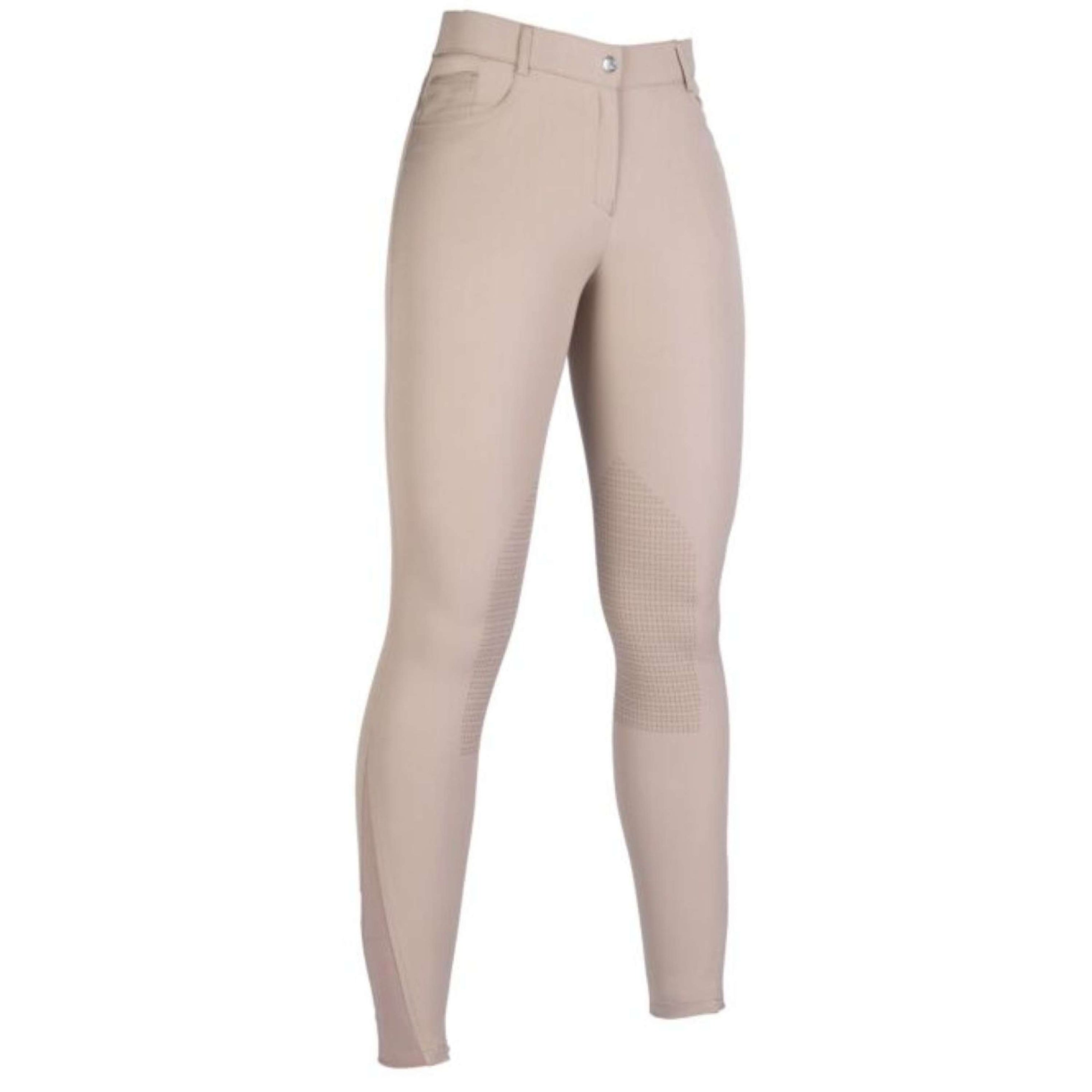 HKM Reithose Sunshine Silikon Kniebesatz Beige