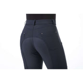 HKM Reithose Monaco Full Grip Winter Dunkelblau