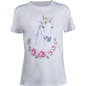 HKM T-Shirt Pretty Horse Weiß