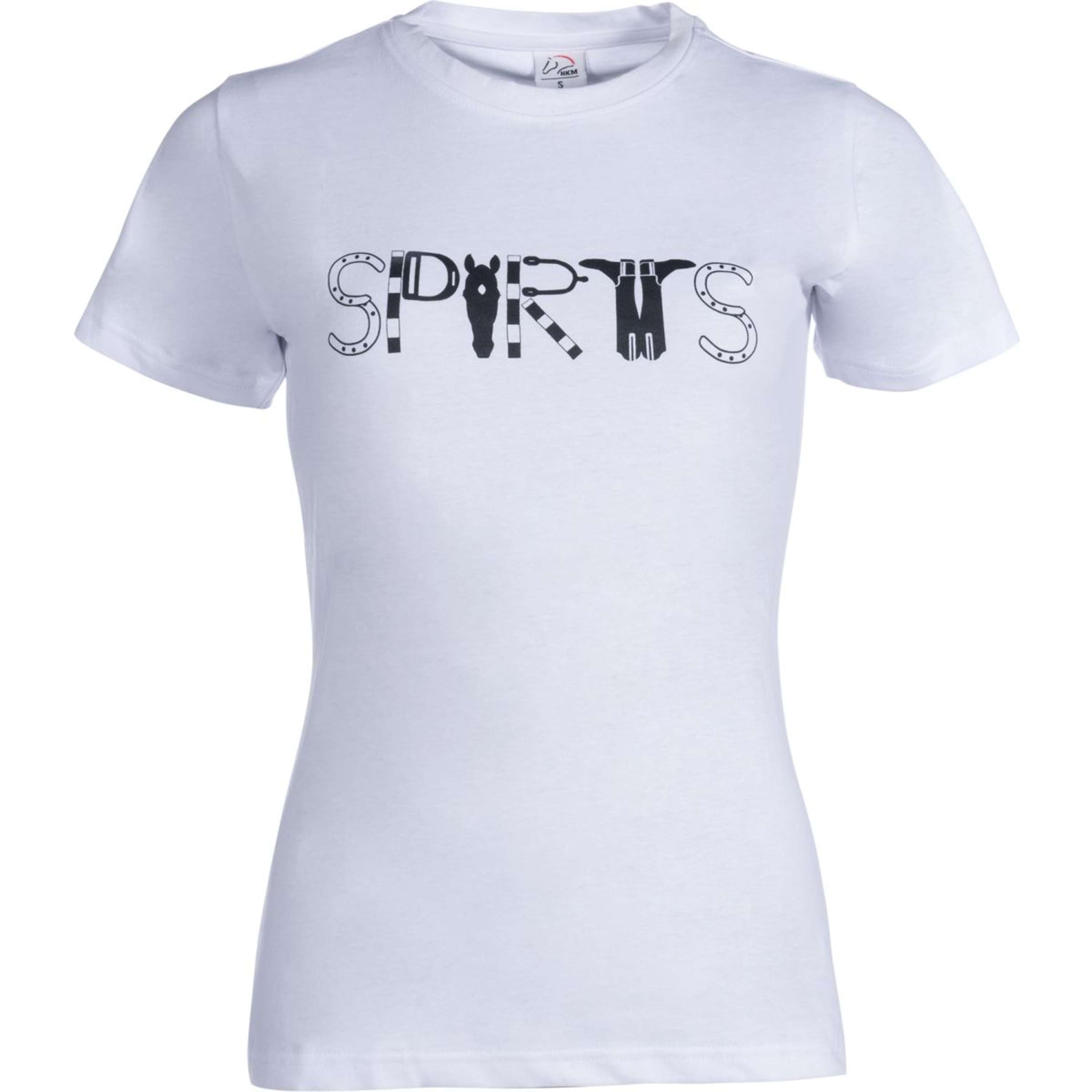 HKM T-Shirt Sports Weiß HKM T-Shirt Sports Weiß