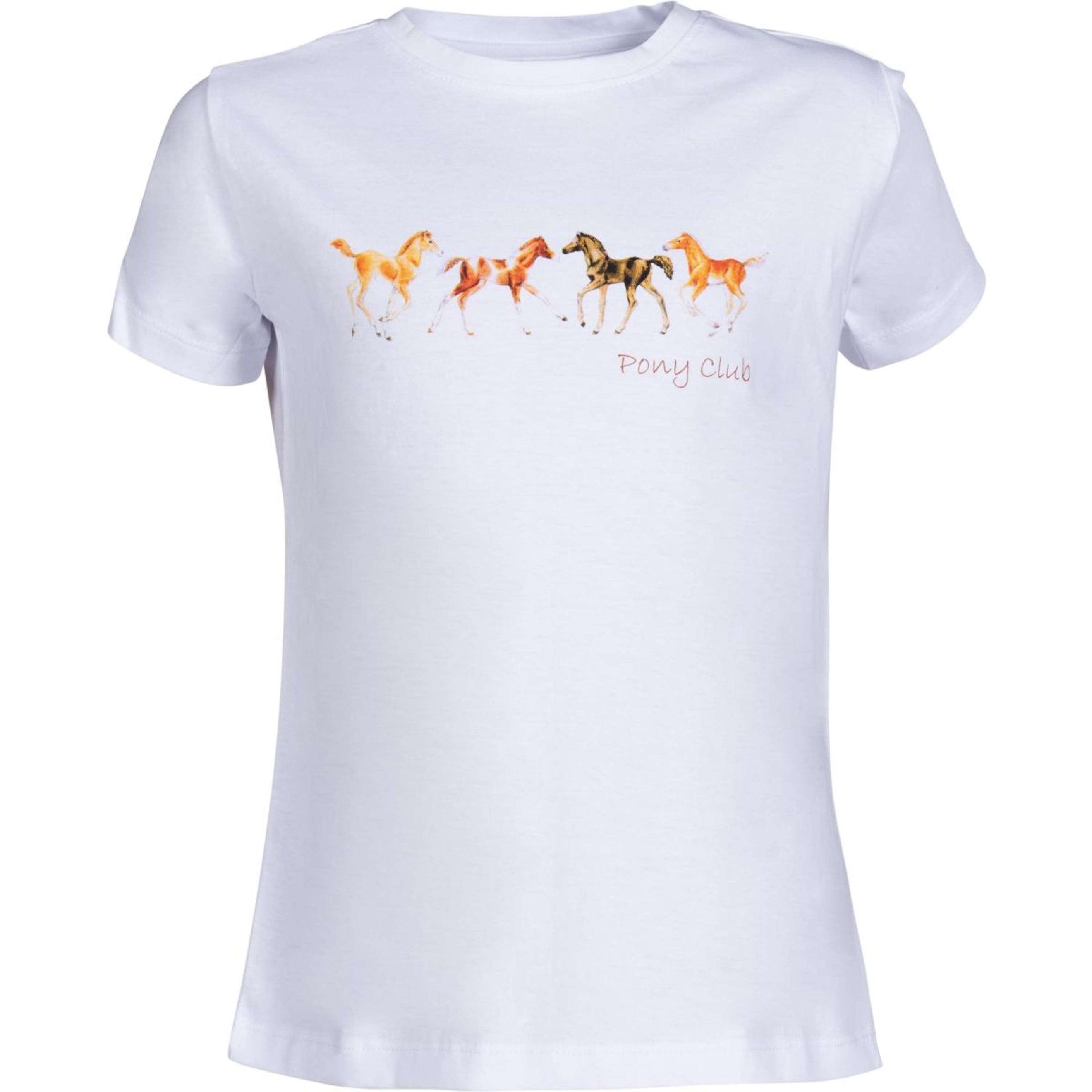 HKM T-Shirt Pony Club Weiß