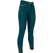 HKM Reithose Livigno Sportive Full Grip Dunkelgrün