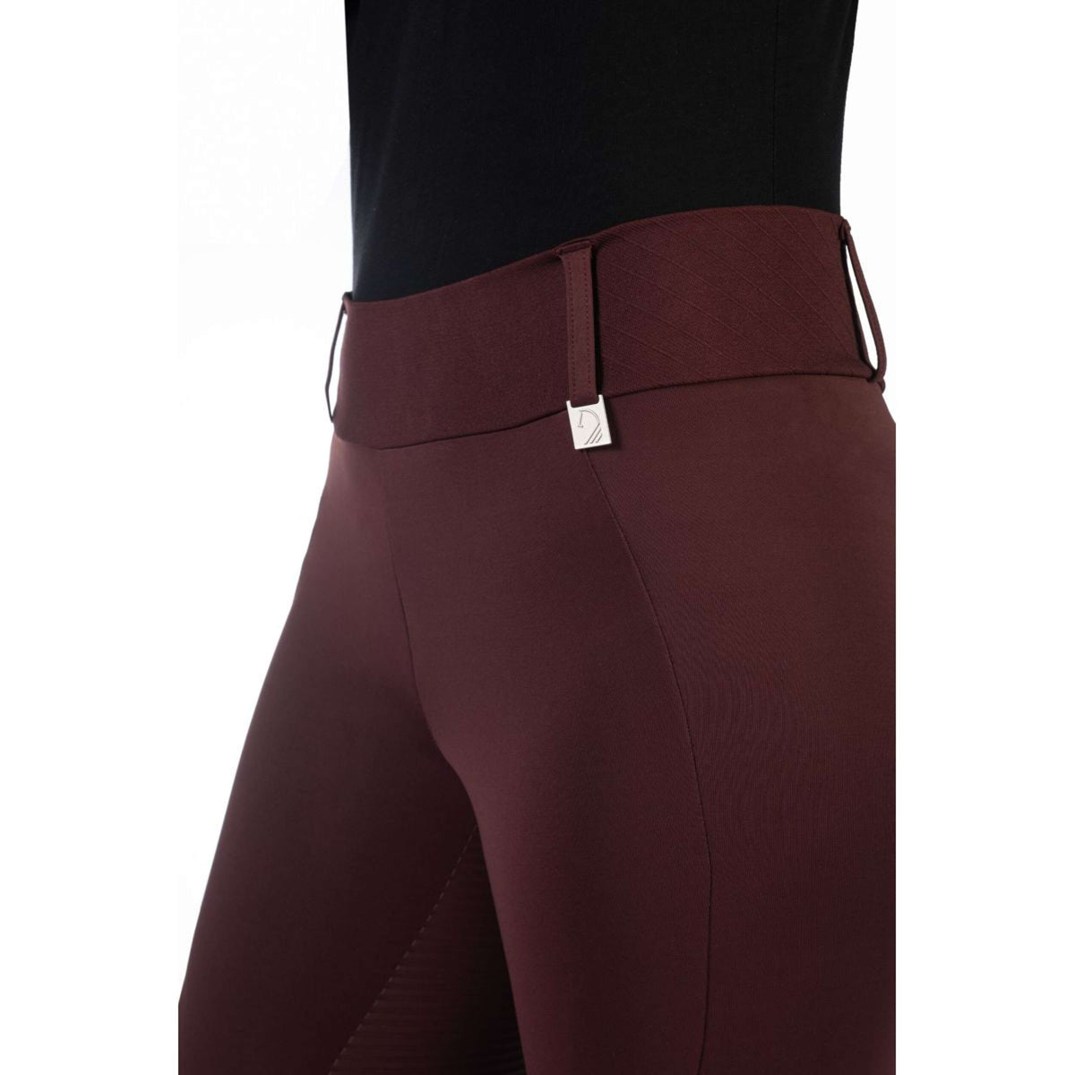 HKM Reitleggings Livigno Lauria Garelli Full Grip Bordeaux