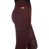 HKM Reitleggings Livigno Lauria Garelli Full Grip Bordeaux