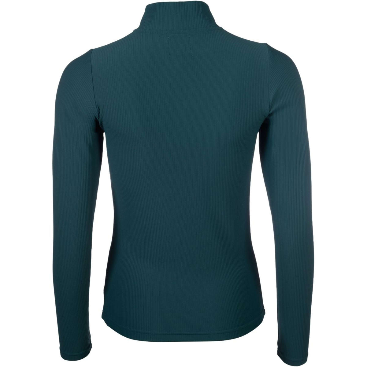 HKM Shirt Livigno Ribbed Lange Ärmel Dunkelgrün