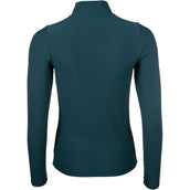 HKM Shirt Livigno Ribbed Lange Ärmel Dunkelgrün