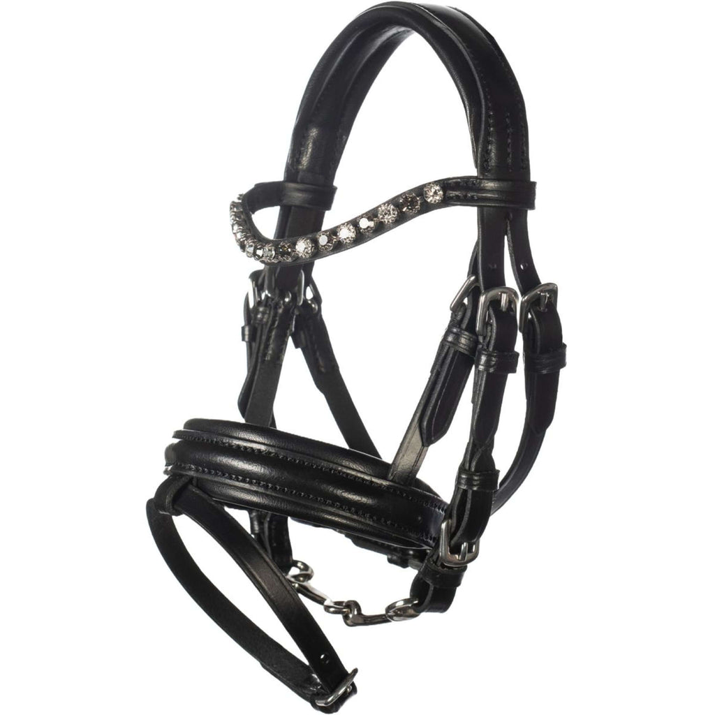 HKM Hobby Horsing Zaum Leather Schwarz