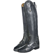 HKM Reitstiefel Valencia Schwarz/Grau