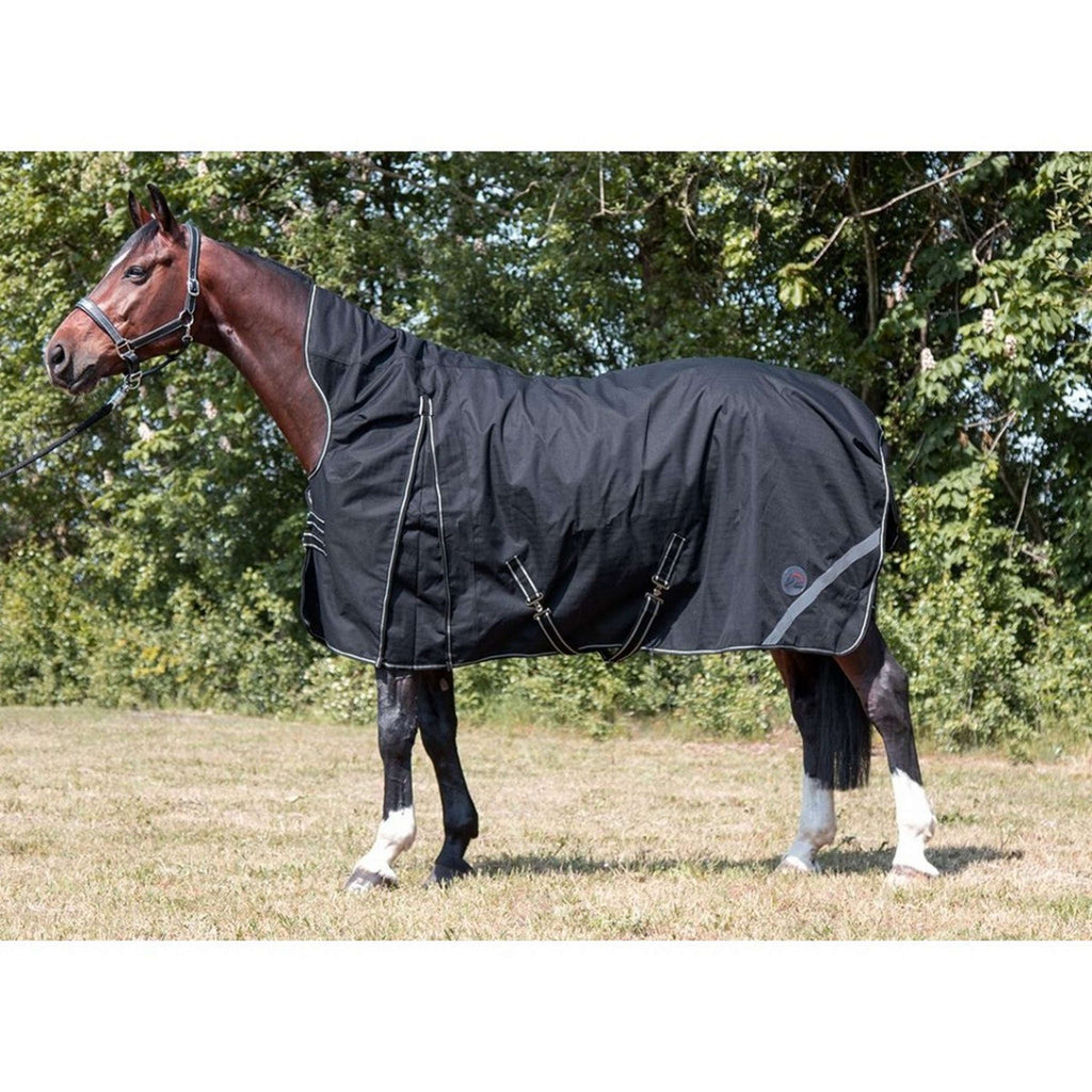 HKM Regendecke High Neck Innsbruck Glatte Ausführung 0g Schwarz