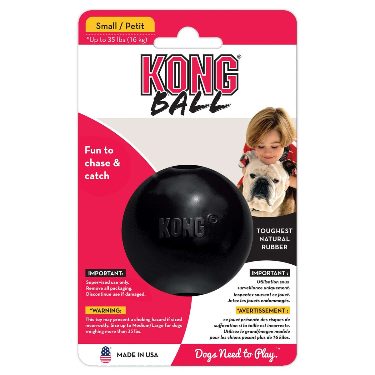 KONG Ball Extreme Schwarz