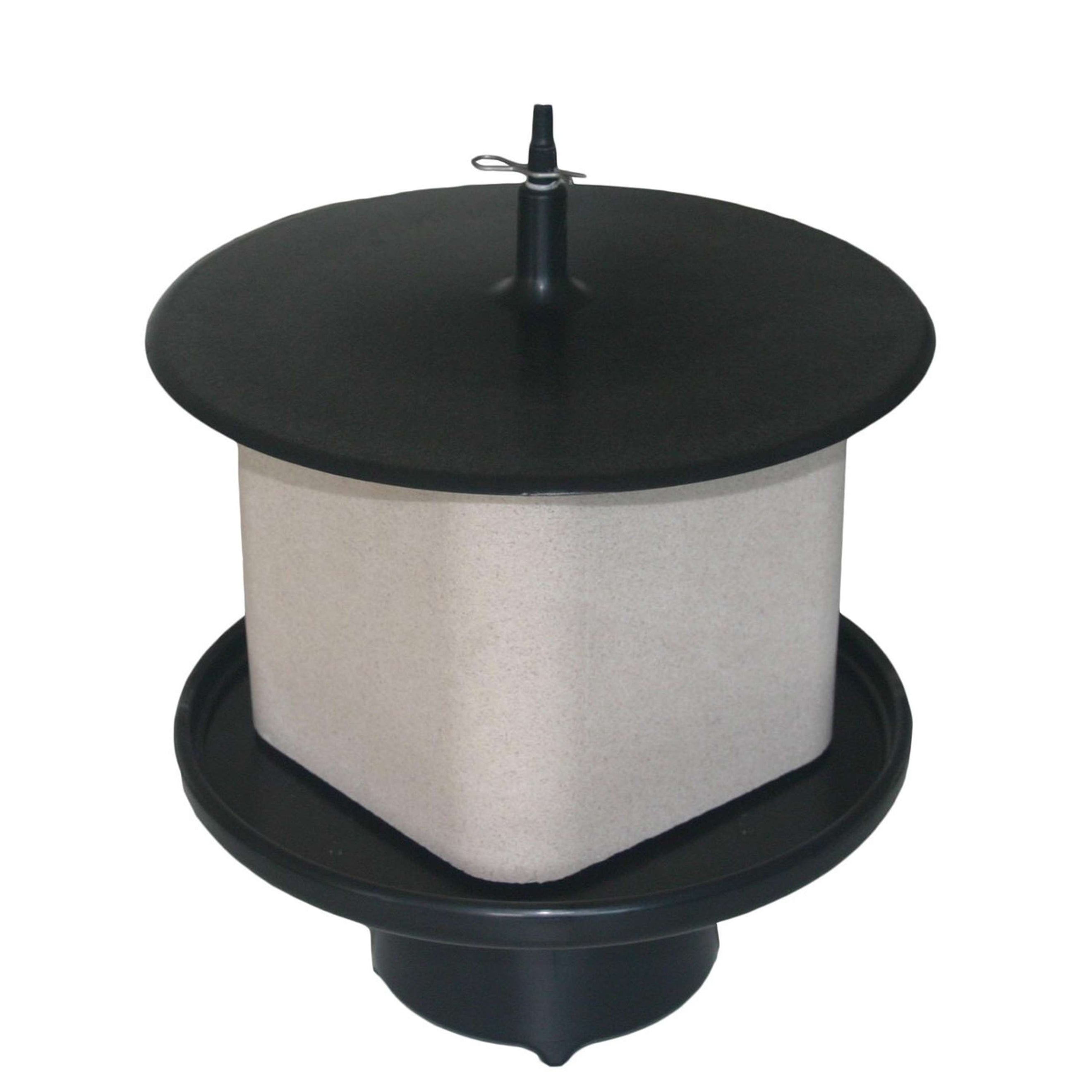 Agradi Lecksteinhalter für Pfahl Kunststoff für 10kg