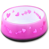 All For Paws Kitty Love Bowl Rosa