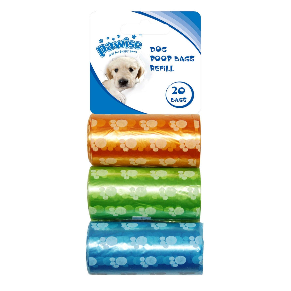 Pawise Poop Bags Refill 20pcs/roll