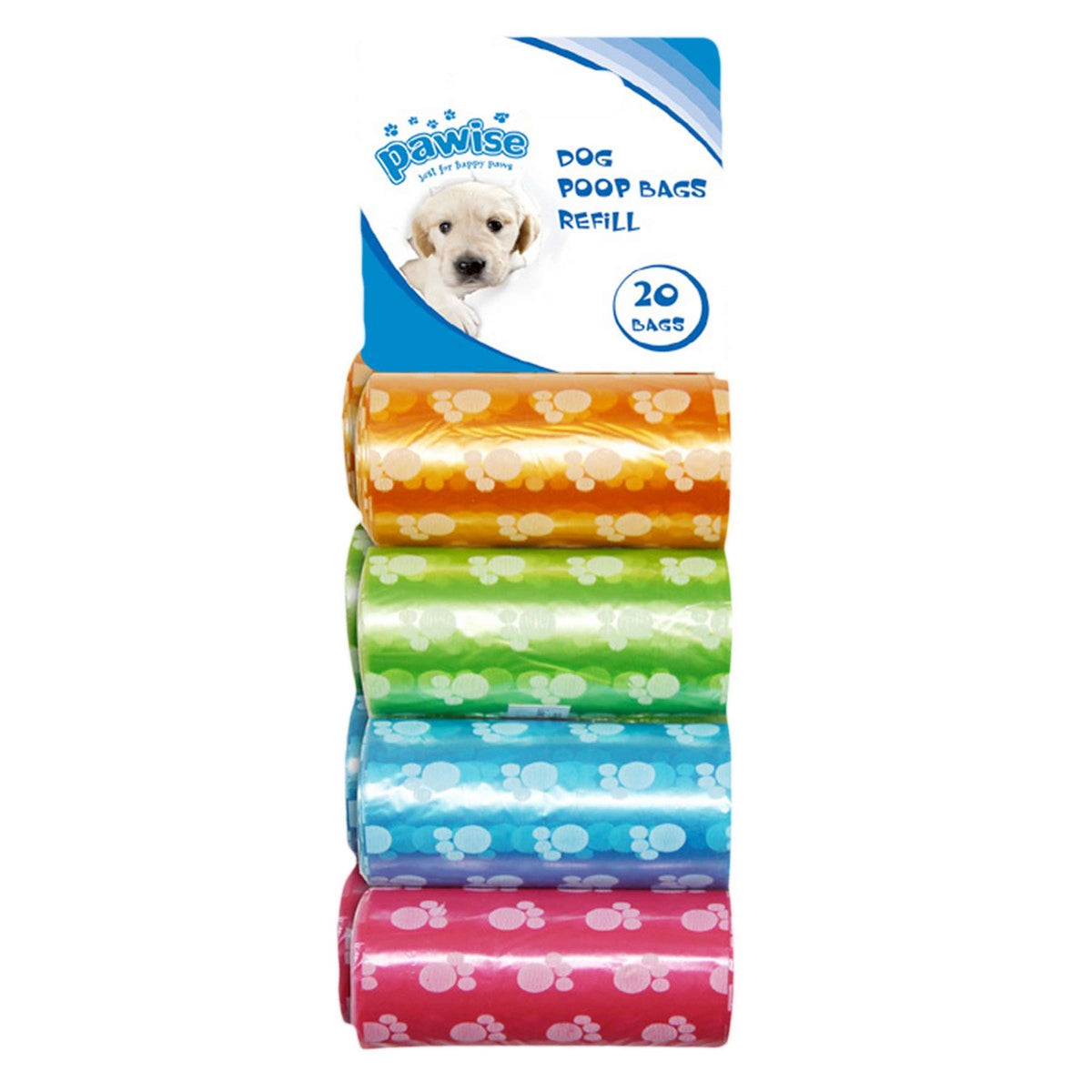 Pawise Poop Bags Refill 20pcs/roll