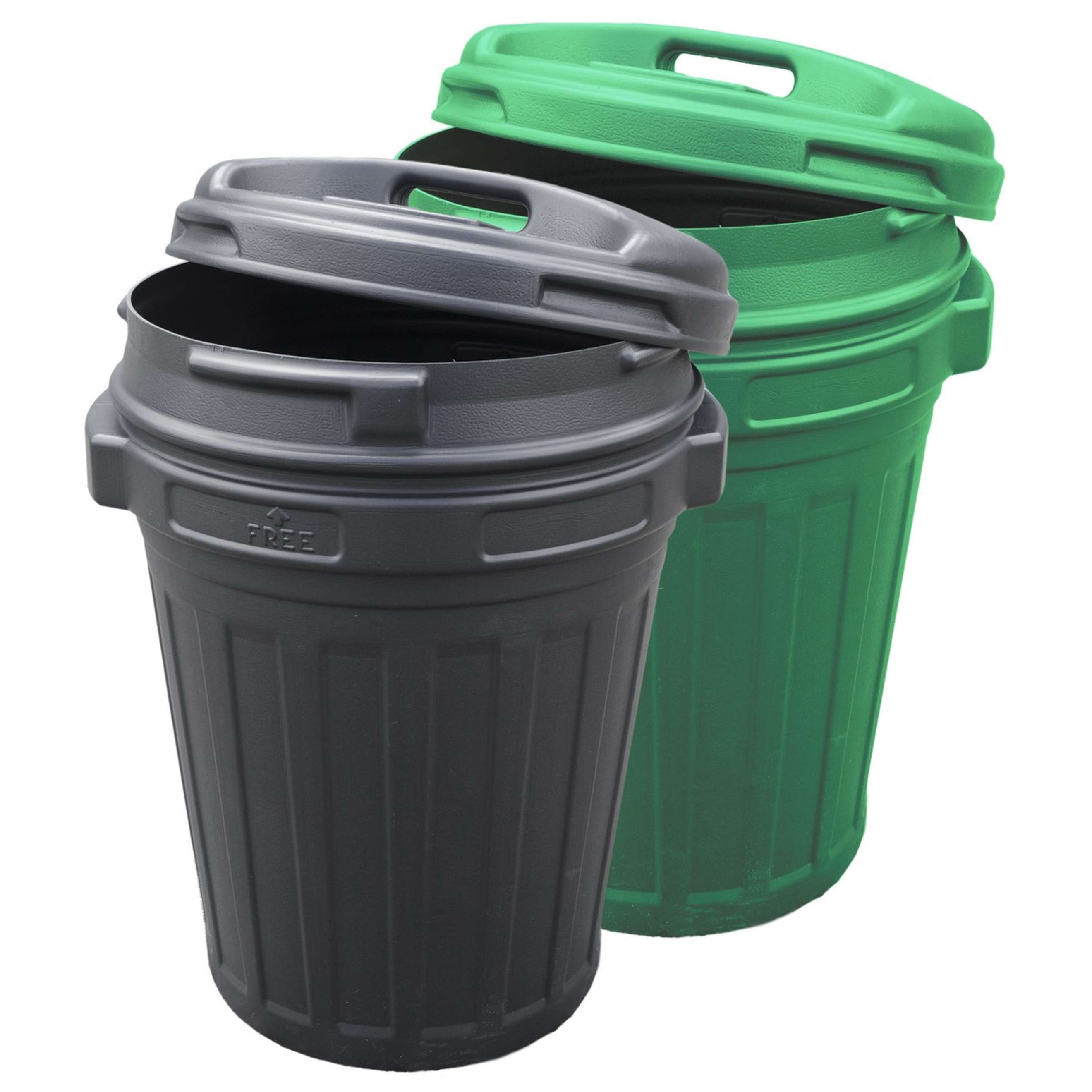 Agradi Futtertonne mit Drehverschluß 70L Schwarz Agradi Futtertonne mit Drehverschluß 70L Schwarz