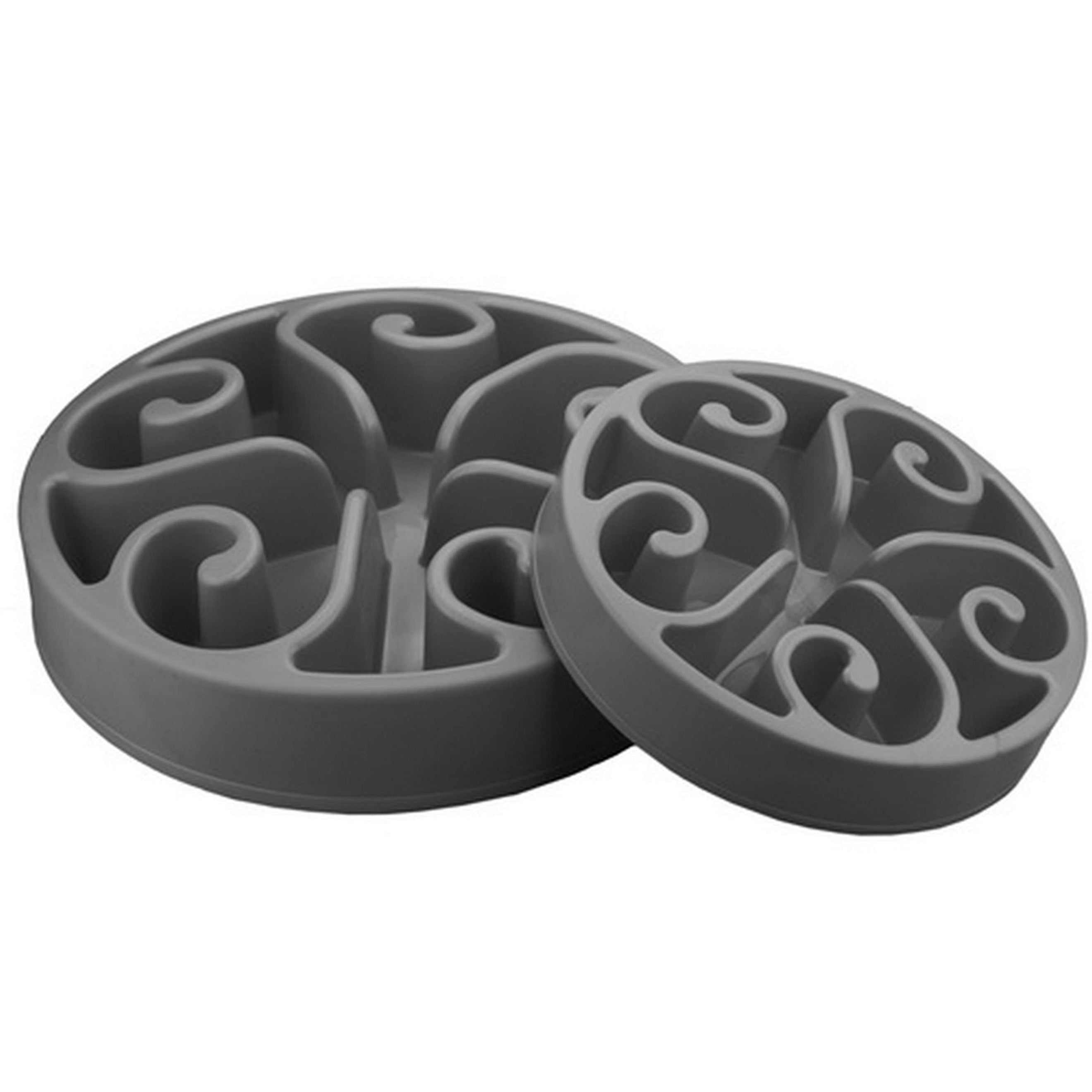 Eat Slow Live Longer Futternapf Grau Eat Slow Live Longer Futternapf Grau