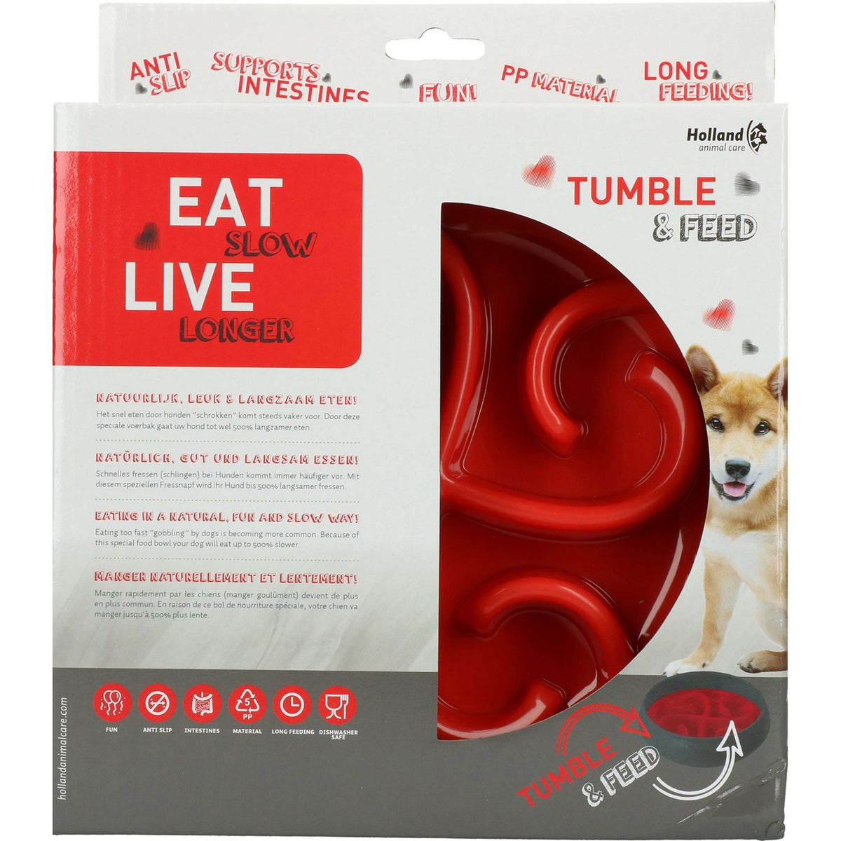 Eat Slow Live Longer Tumble Feeder Rot
