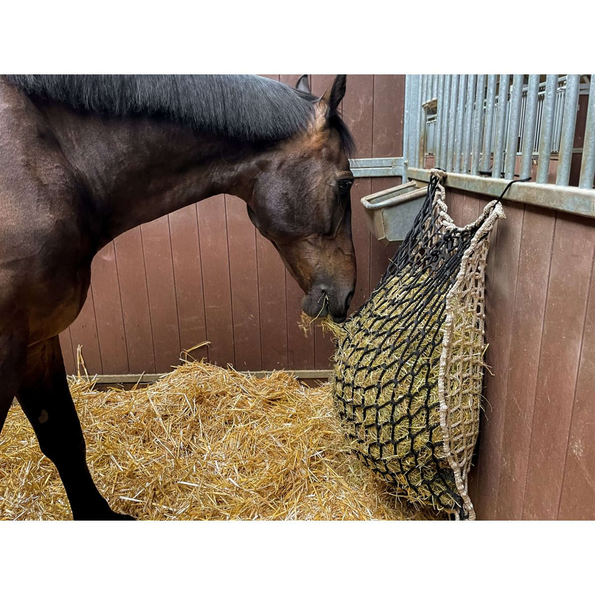 Excellent Hay Slowfeeder Netz Duo Schwarz/Weiß