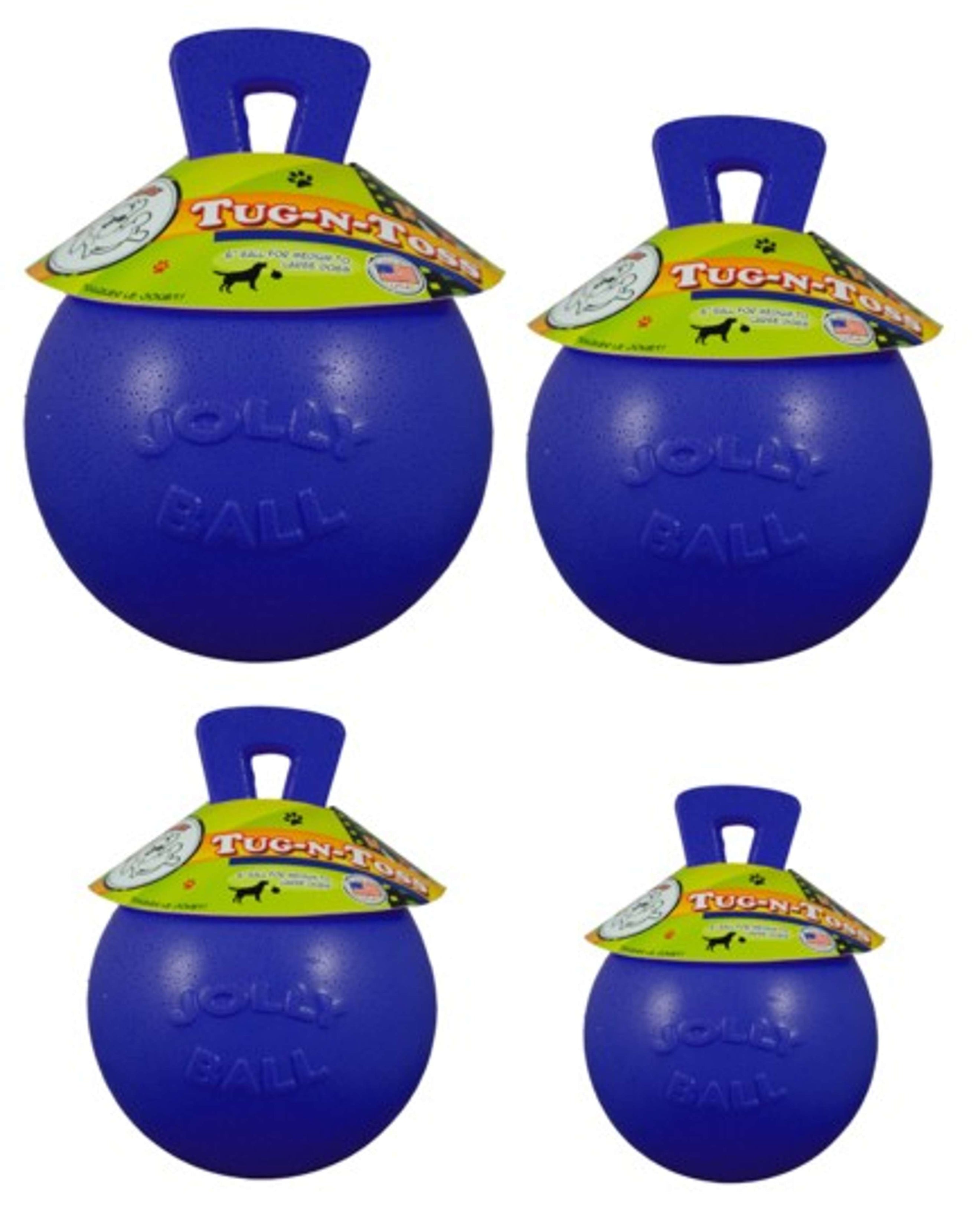 Jolly Ball Tug-n-Toss Blau