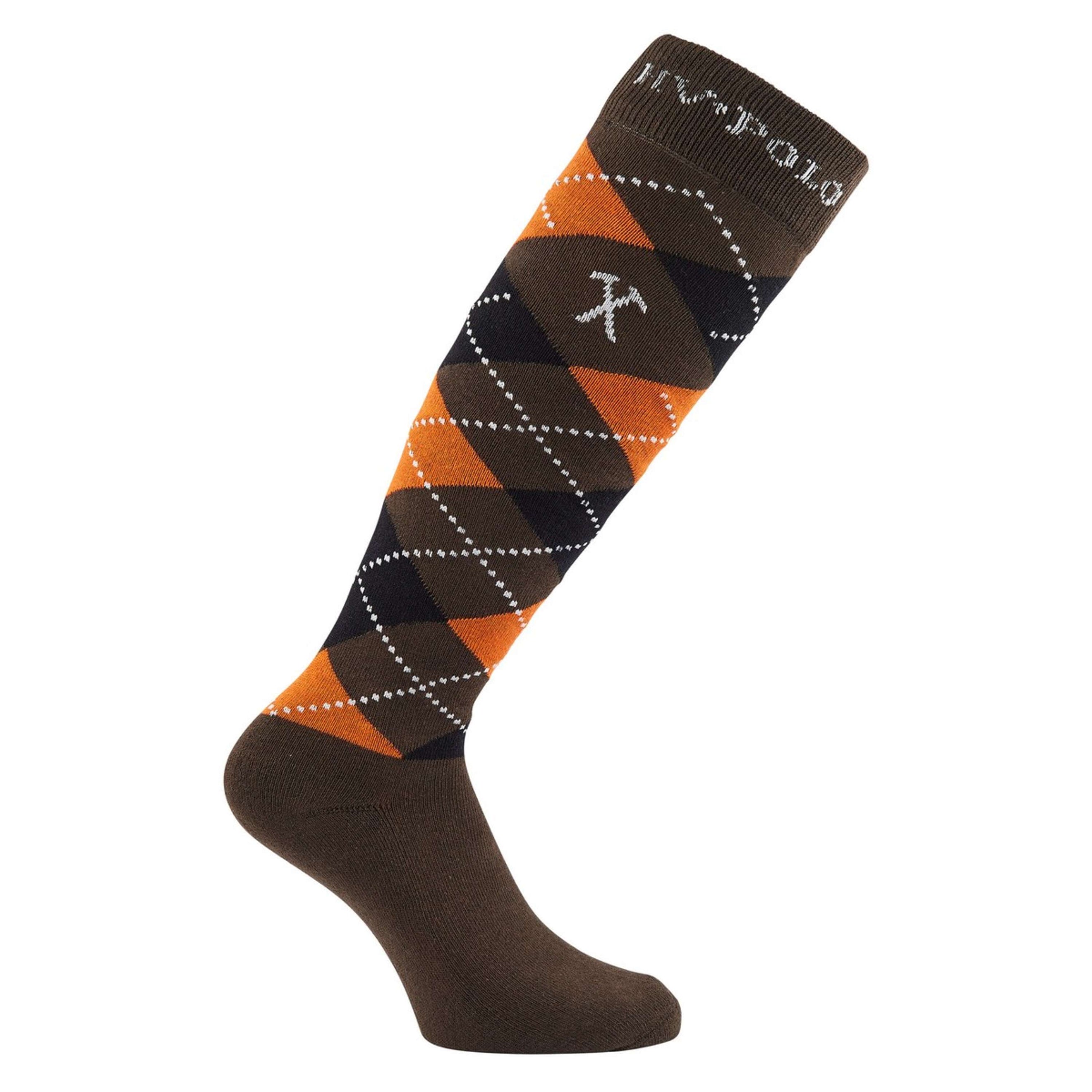 HV Polo Socken Argyle Army/Weiß