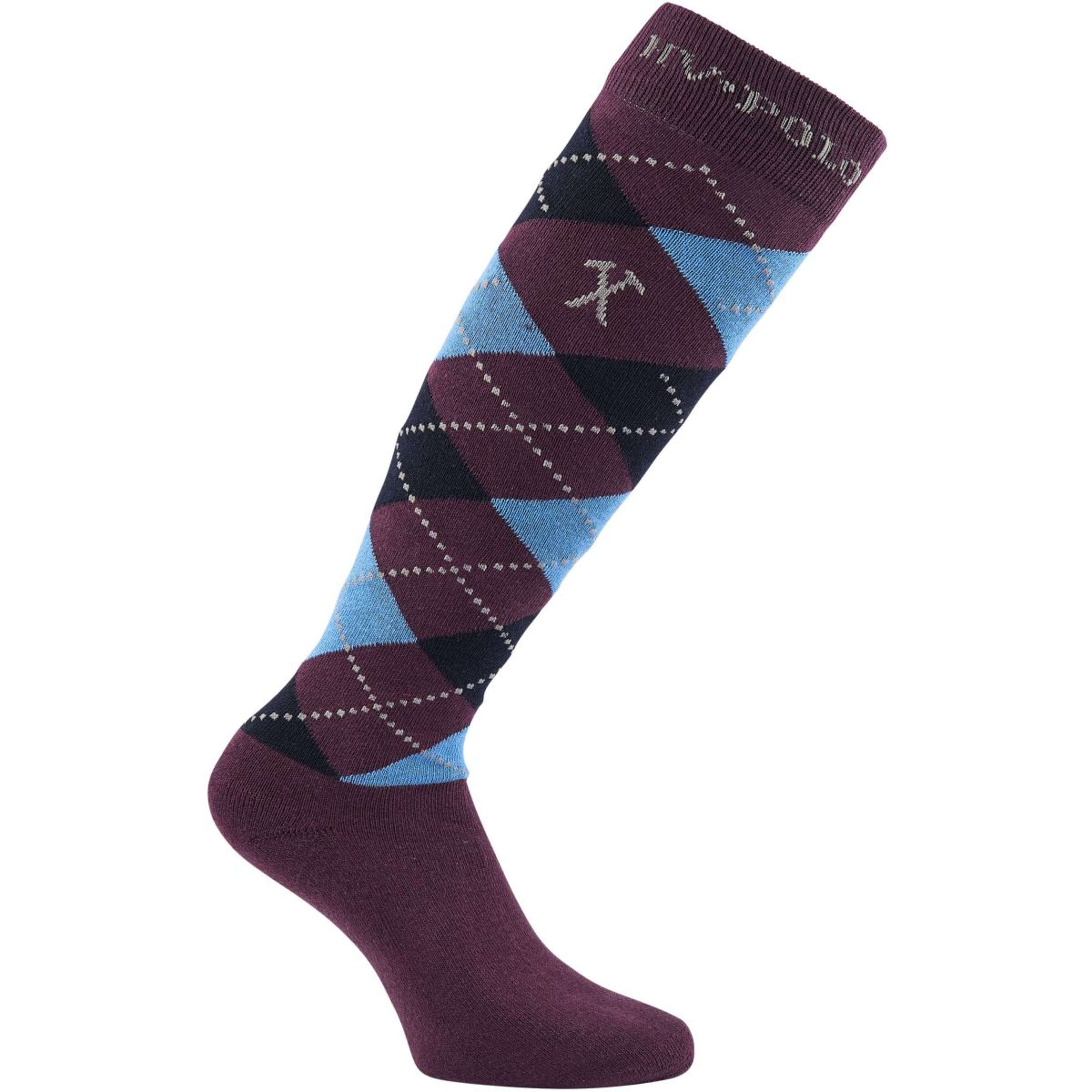 HV Polo Socken Argyle Plum/Navy/Mid Blue