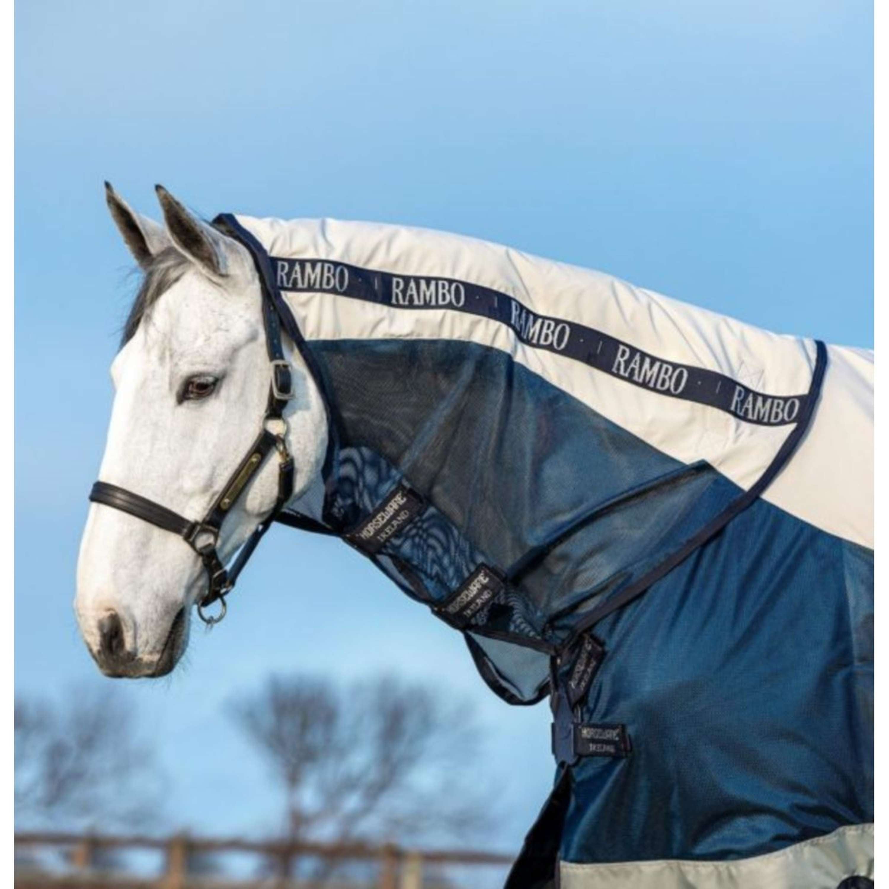 Rambo Summer Series Turnout 0g Navy/Grau | Agradi.de