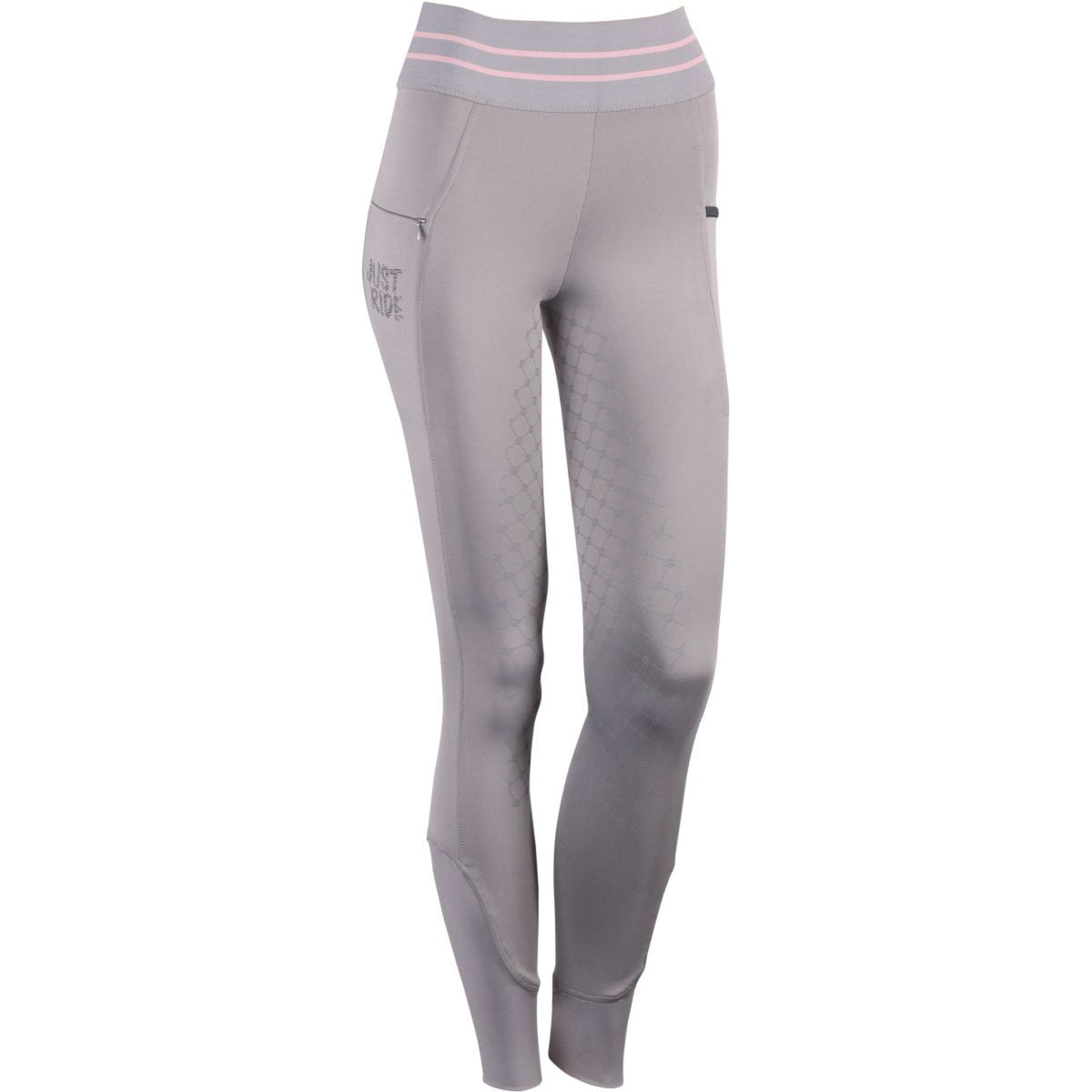 Harry's Horse Reitleggings Equitights Just Ride Urban Full Grip Grau