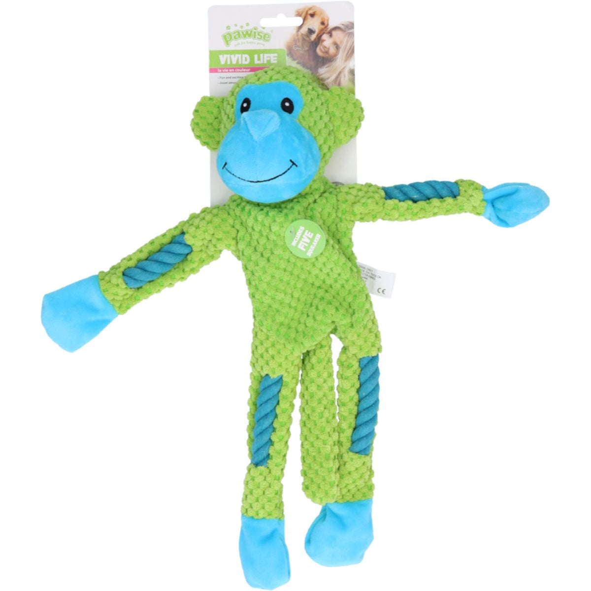 Pawise Monkey with Squeaker