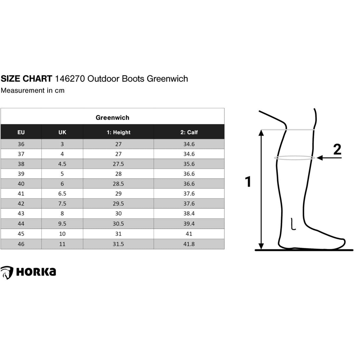 HORKA Outdoorstiefel Greenwich Kurz Forest Green