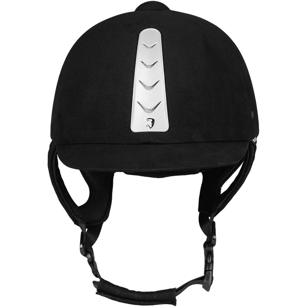 HORKA Reithelm Hawk Leder Schwarz