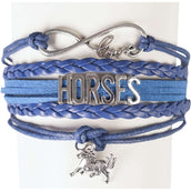 Horka Armband Horse Leder Blau