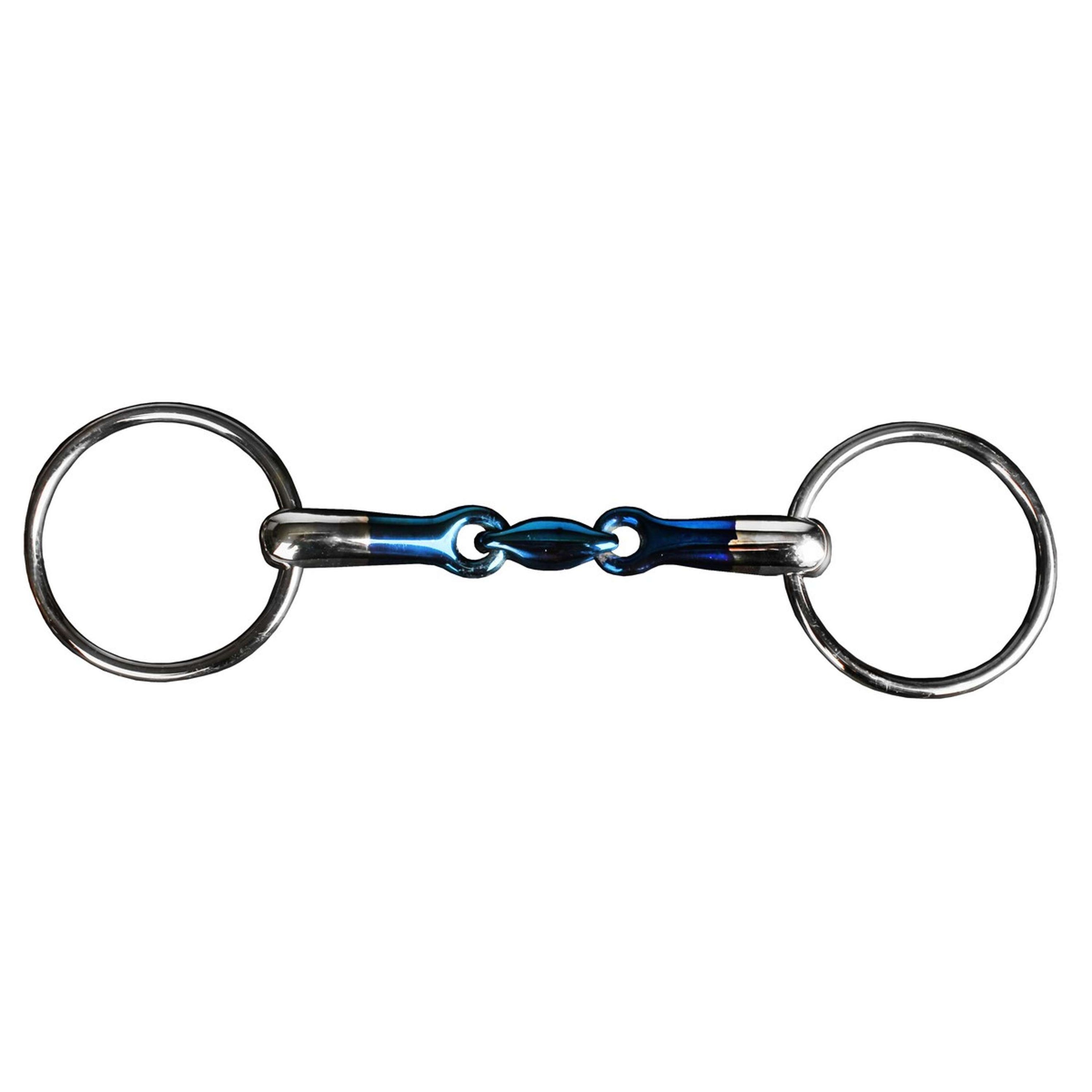 HORKA Wassertrense Doppelt Gebr. Sweet Iron 16mm Blauer Stahl HORKA Wassertrense Doppelt Gebr. Sweet Iron 16mm Blauer Stahl