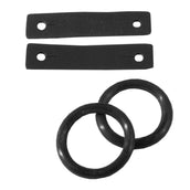 Horka Ring und Leder für Sicherheitssteigbügel Schwarz
