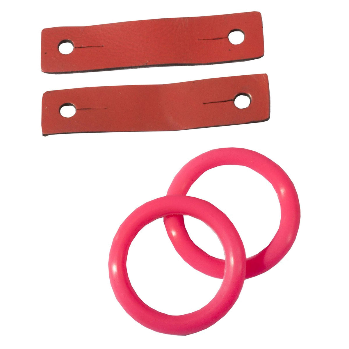 Horka Ring und Leder für Sicherheitssteigbügel Pink