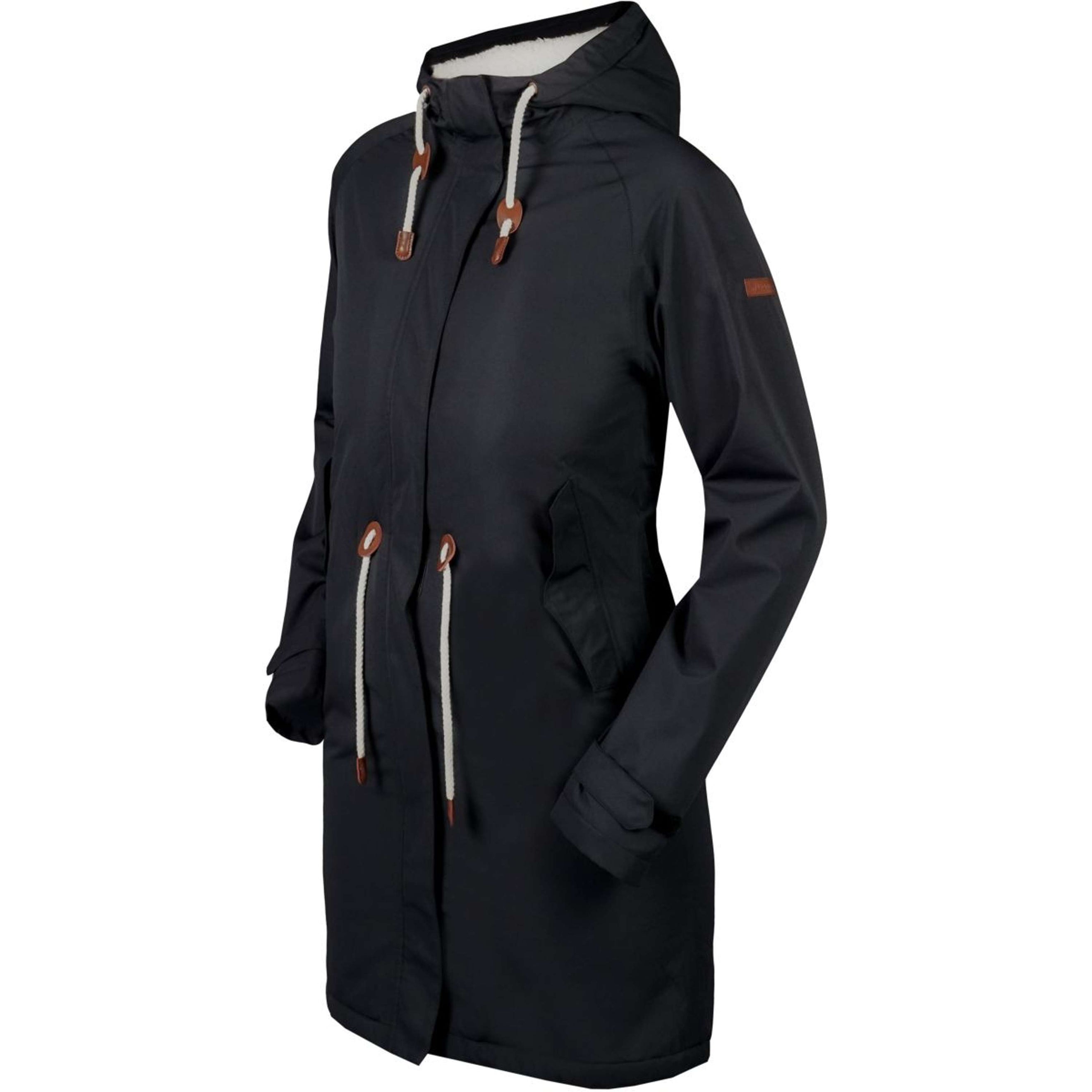 Horka Regenjacke Parka River Schwarz