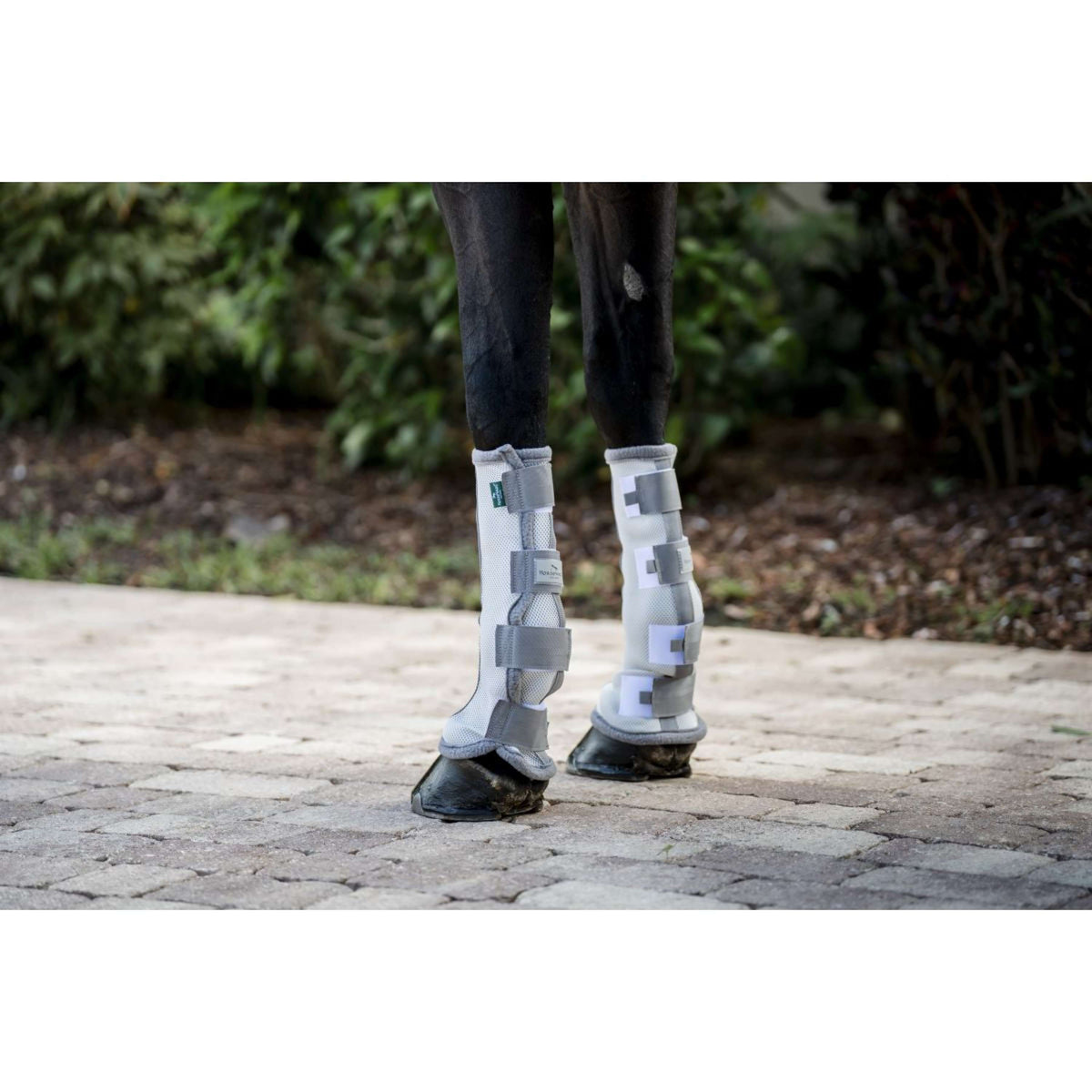 Horseware Fly Boots Set of 2 Silber/Titangrau/Silber