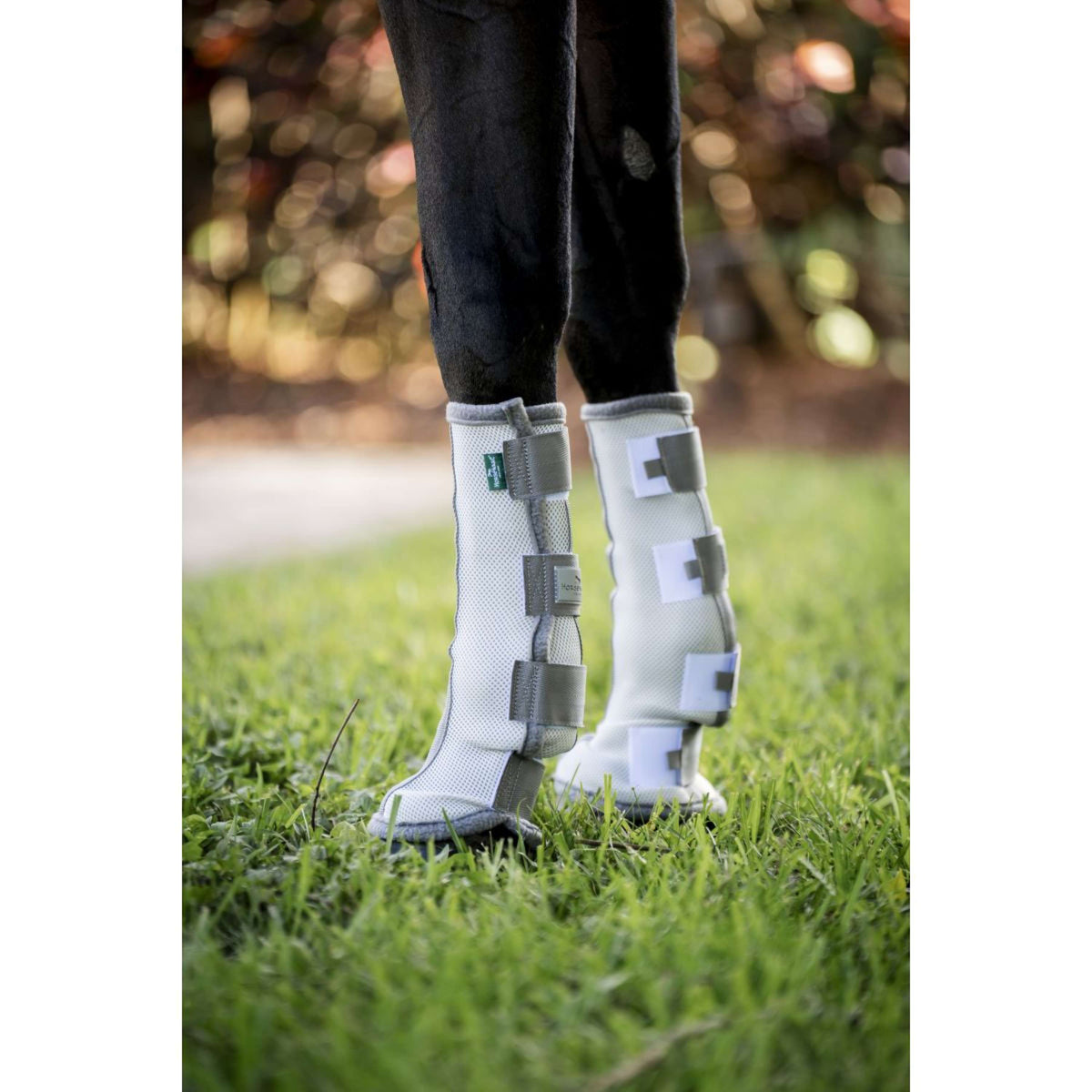 Horseware Fly Boots Set of 2 Silber/Titangrau/Silber