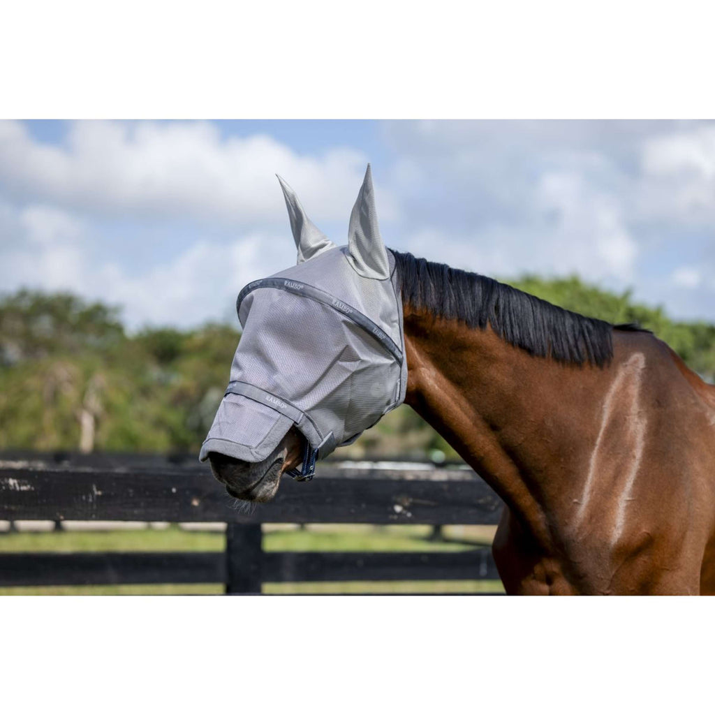Rambo Fly Mask Silber/Titangrau/Silber