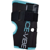Ice-Vibe Knee Wrap II 2 Stück Schwarz/Aqua