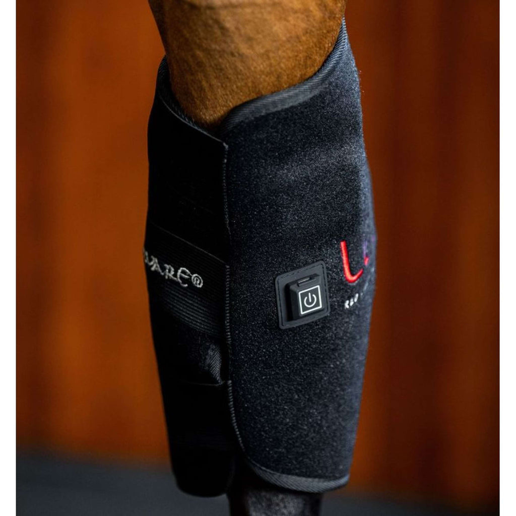 Horseware LED Red Light Therapy Left Hock Boot Schwarz